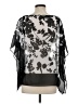 Talbots Outlet Black 3/4 Sleeve Blouse Size S - photo 2