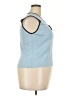 Finity Blue Sleeveless Top Size 3X - photo 4