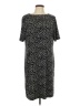 Chico's Paisley Black Casual Dress Size L - photo 1