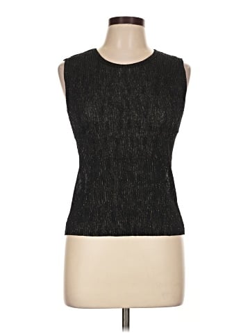 Plisse Sleeveless Top (view 1)