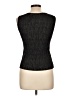 Plisse Black Sleeveless Top Size L - photo 2