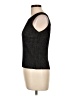 Plisse Black Sleeveless Top Size L - photo 5