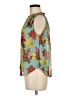 Collective Concepts 100% Polyester Floral Teal Sleeveless Blouse Size M - photo 5
