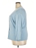 Finity Blue 3/4 Sleeve Blouse Size 3X - photo 5