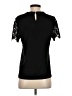 Karl Lagerfeld Paris Black Short Sleeve Top Size S - photo 2