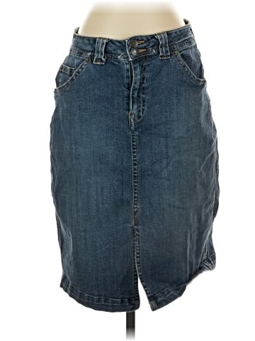 St. John's Bay Denim Skirt (view 1)