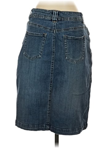 St. John's Bay Denim Skirt (view 2)