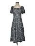 Unbranded Print Gray Casual Dress Size S - photo 1