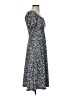 Unbranded Print Gray Casual Dress Size S - photo 4