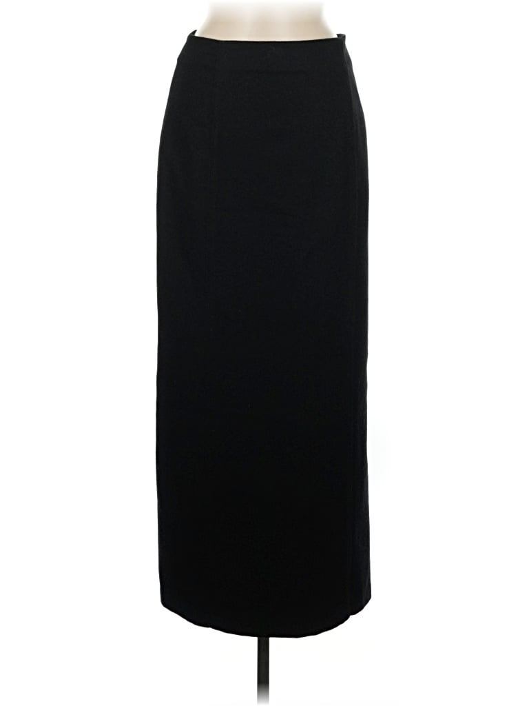 Pre-owned Eddie Bauer Wool Skirt In Black