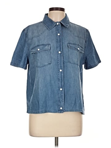 Lola River Denim Vest (view 1)