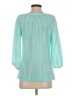 Lilly Pulitzer 100% Silk Teal Blouse Size XS - photo 2