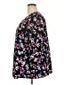 Lane Bryant Floral Black 3/4 Sleeve Blouse Size 26 - 28 Plus - photo 5
