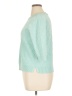 Croft & Barrow 100% Cotton Argyle Teal Green Pullover Sweater Size XL - photo 5