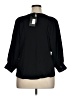 Rain 100% Polyester Black 3/4 Sleeve Top Size XL - photo 2