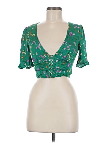 Urban Outfitters Short Sleeve Blouse (view 1)