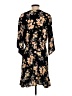 Unbranded 100% Rayon Floral Black Cocktail Dress Size S (estimated) - photo 2
