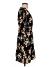 Unbranded 100% Rayon Floral Black Cocktail Dress Size S (estimated) - photo 4
