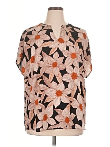 CAbi Short Sleeve Blouse (view 1)