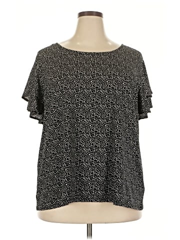 Adrianna Papell Short Sleeve Blouse (view 1)