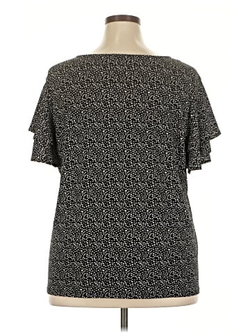 Adrianna Papell Short Sleeve Blouse (view 2)