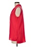 T Tahari 100% Polyester Red Sleeveless Blouse Size M - photo 5