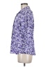 Chico's Chevron-herringbone Purple 3/4 Sleeve Button-Down Shirt Size Med (1) - photo 5