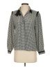 Jordan Houndstooth Green Long Sleeve Blouse Size P (petite) - photo 1