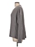Seven7 Gray Long Sleeve Top Size L - photo 5