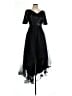 Unbranded 100% Polyester Black Cocktail Dress Size L - photo 1