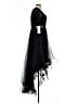 Unbranded 100% Polyester Black Cocktail Dress Size L - photo 4