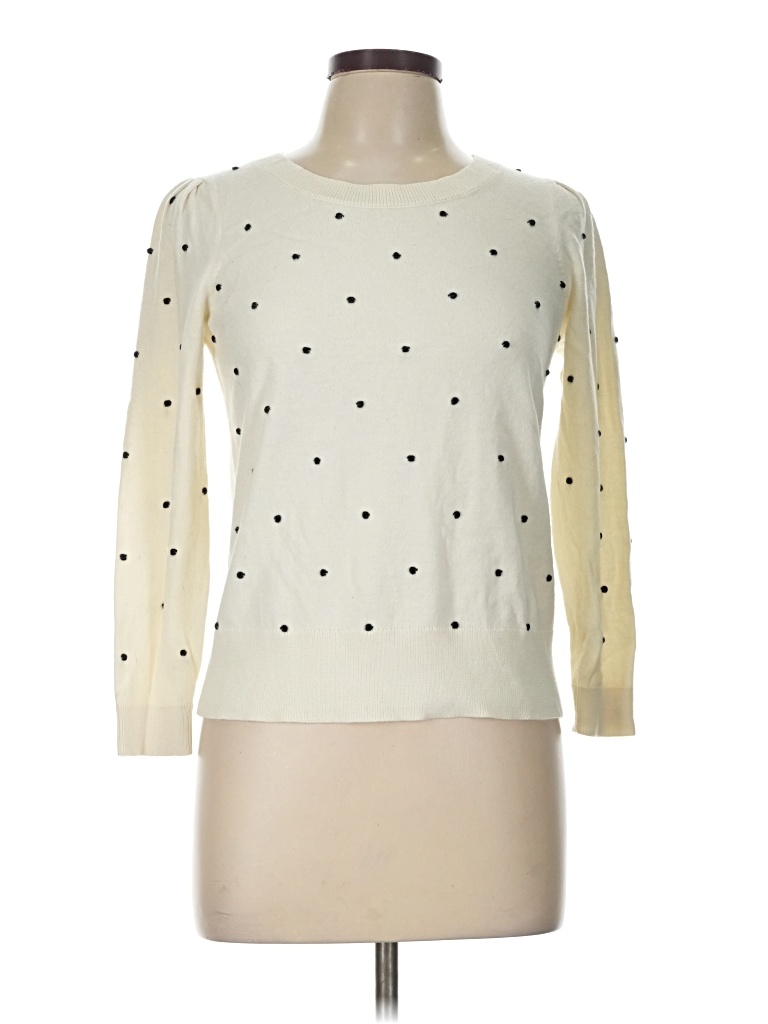 Pre-owned Talbots Pullover Sweater In Ivory