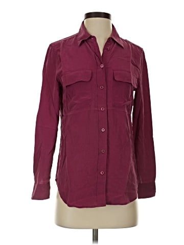 Equipment Long Sleeve Button-Down Shirt (view 1)