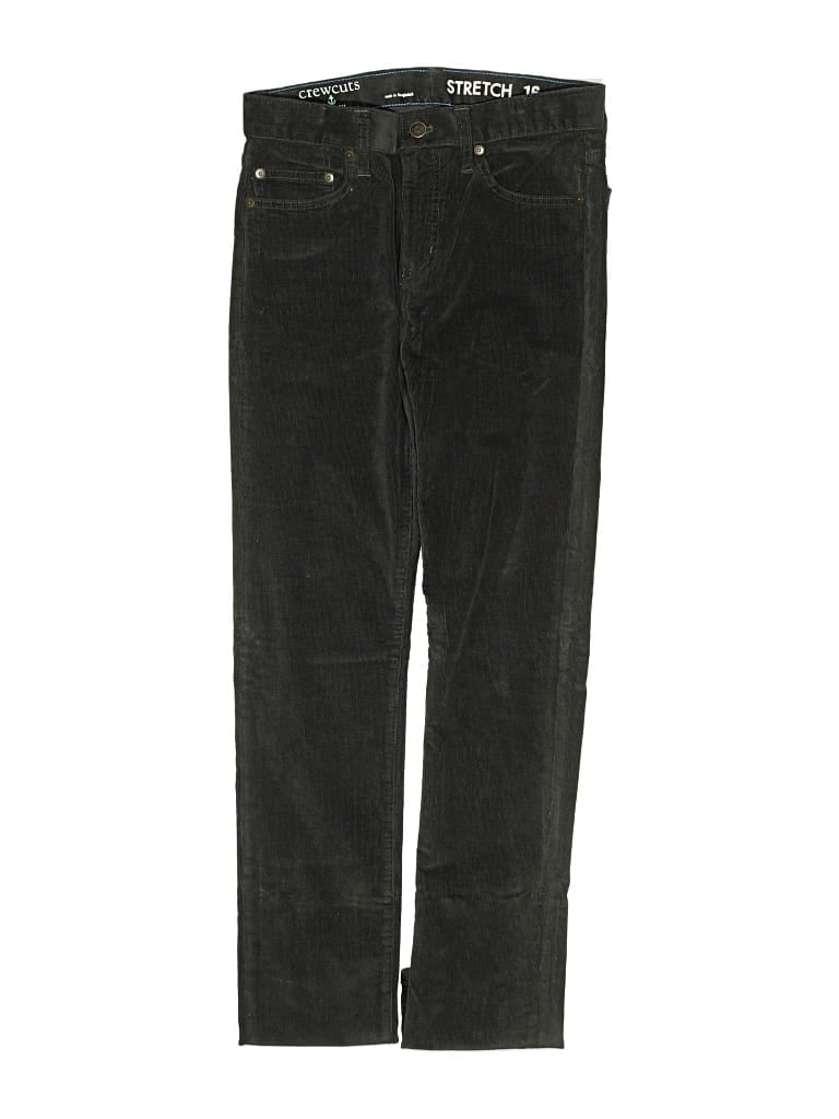 Pre-owned Crewcuts Kids' Casual Pants In Green