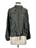 Free People 100% Polyester Green Windbreaker Size S - photo 1