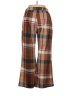 Shein Curve Plaid Brown Casual Pants Size 1XL - photo 2