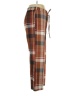 Shein Curve Plaid Brown Casual Pants Size 1XL - photo 4