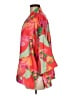 Chico's 100% Polyester Tropical Orange Kimono Size M - photo 5