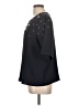 Ann Taylor Stars Black Short Sleeve Blouse Size L - photo 5