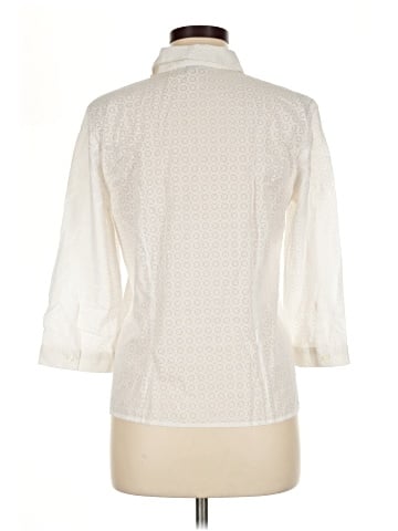Geoffrey Beene Sport 3/4 Sleeve Button-Down Shirt (view 2)