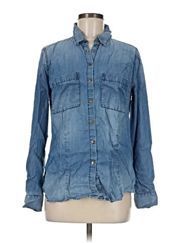 Guess Long Sleeve Button-Down Shirt (view 1)