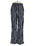 H&M 100% Viscose Stripes Blue Casual Pants Size XS - photo 1