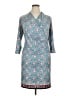 Max Studio Teal Casual Dress Size XL - photo 1
