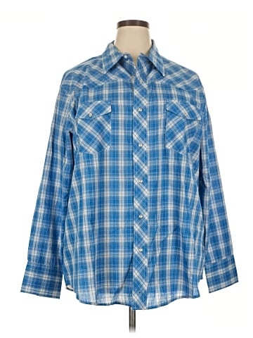 Wrangler Jeans Co Long Sleeve Button-Down Shirt (view 1)