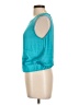 Naked Zebra 100% Polyester Teal Sleeveless Blouse Size L - photo 5
