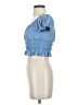 Capella Apparel Blue Short Sleeve Top Size S - photo 5