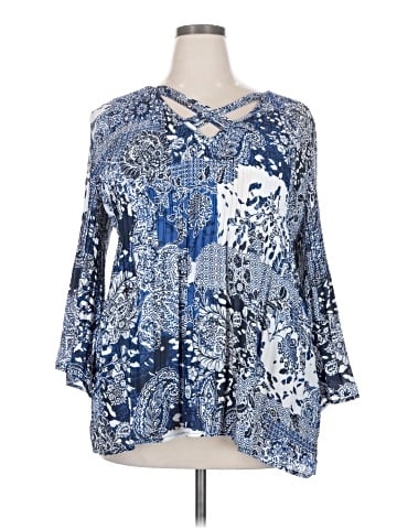 Spense 3/4 Sleeve Blouse (view 1)