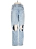 American Eagle Outfitters Graphic Blue Jeans Size 0R - photo 1