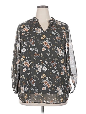 Papermoon 3/4 Sleeve Blouse (view 1)