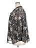 Papermoon 100% Polyester Floral Gray 3/4 Sleeve Blouse Size 2X - photo 5